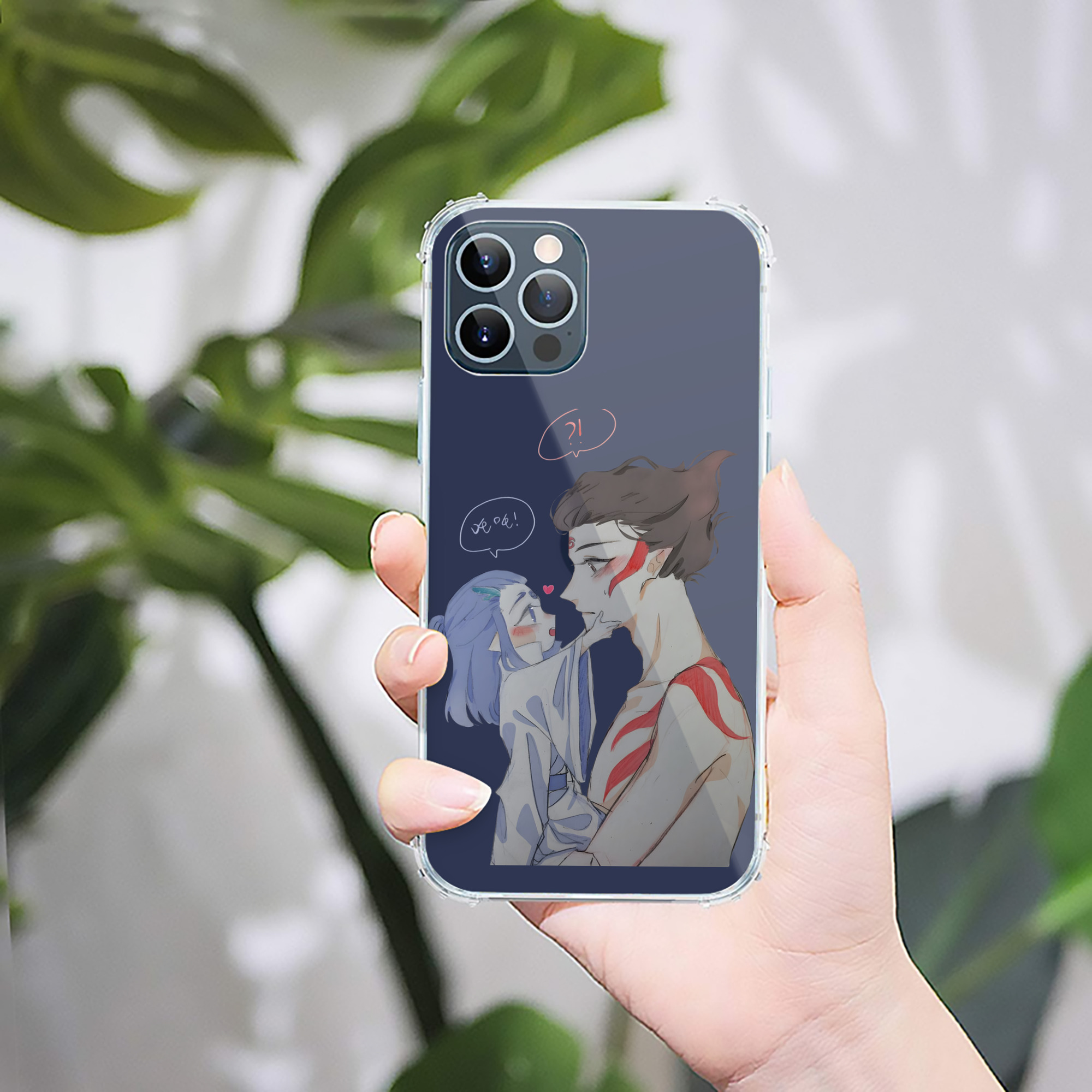（画像用） Ne Zha 2 ナタ 魔童の大暴れ 【iPhone 12シリーズ対応】透明スマホケース（クリアソフトケース）
